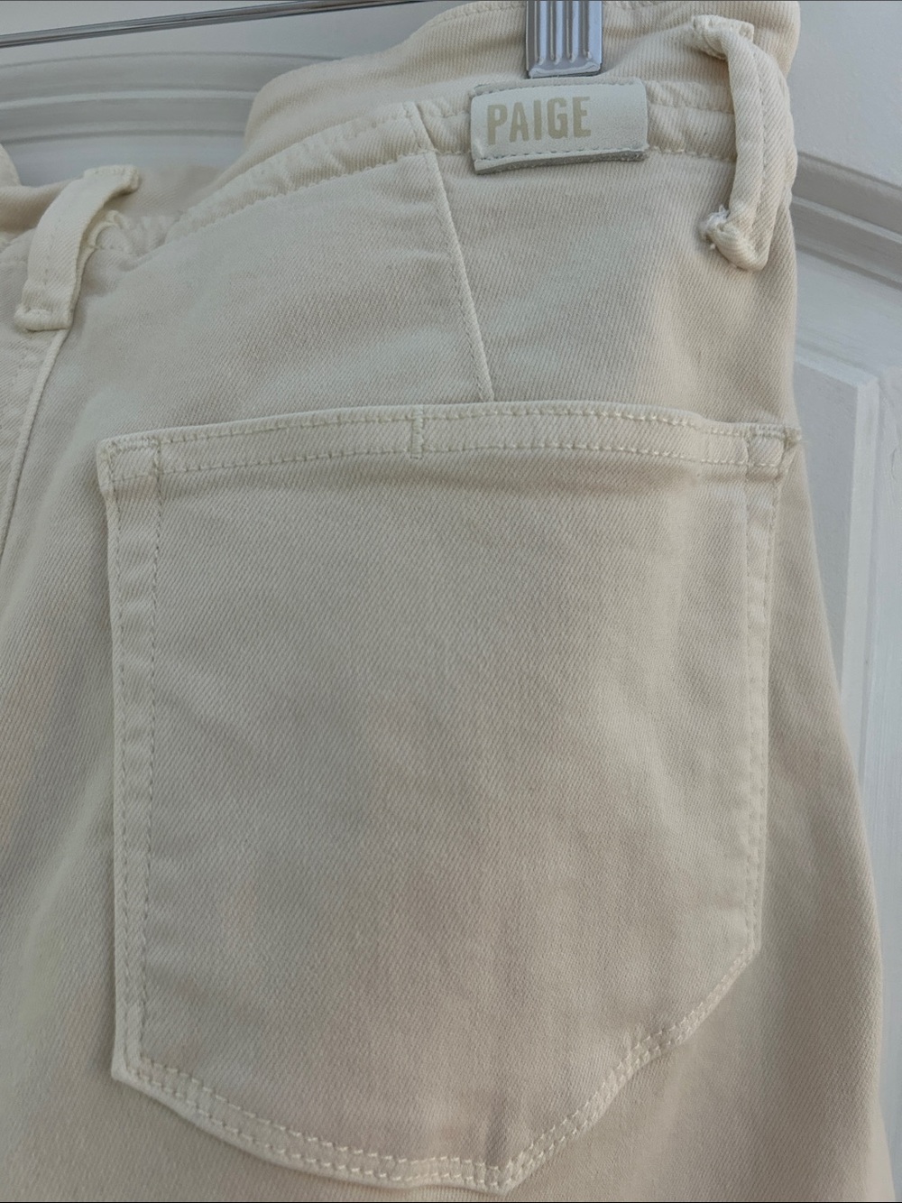 PAIGE Drawstring Wide Leg, High Rise Jeans - Picture 6 of 11